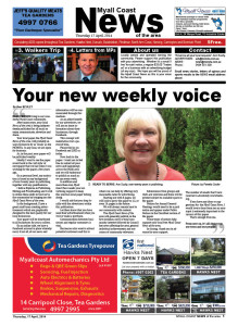 Myall Coast News first edition