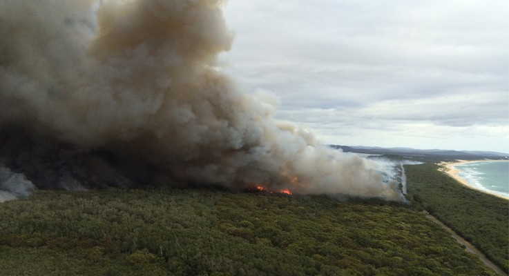 Myall Lakes Mungo Bush fire