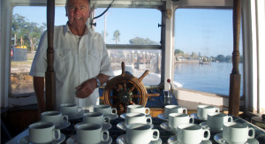 Ray Horsfield on the Wallamba aims to open up the river for locals and visitors.