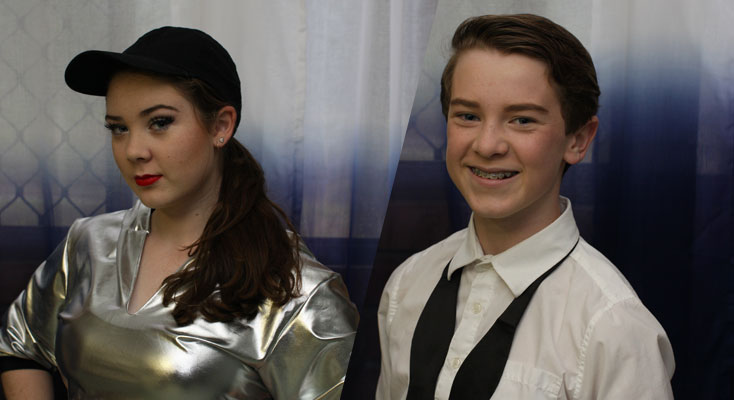 Emilee and Matthew Pedder, of Medowie, poised to dazzle the crowds at the 2016 Star Struck performance at Newcastle Entertainment Centre