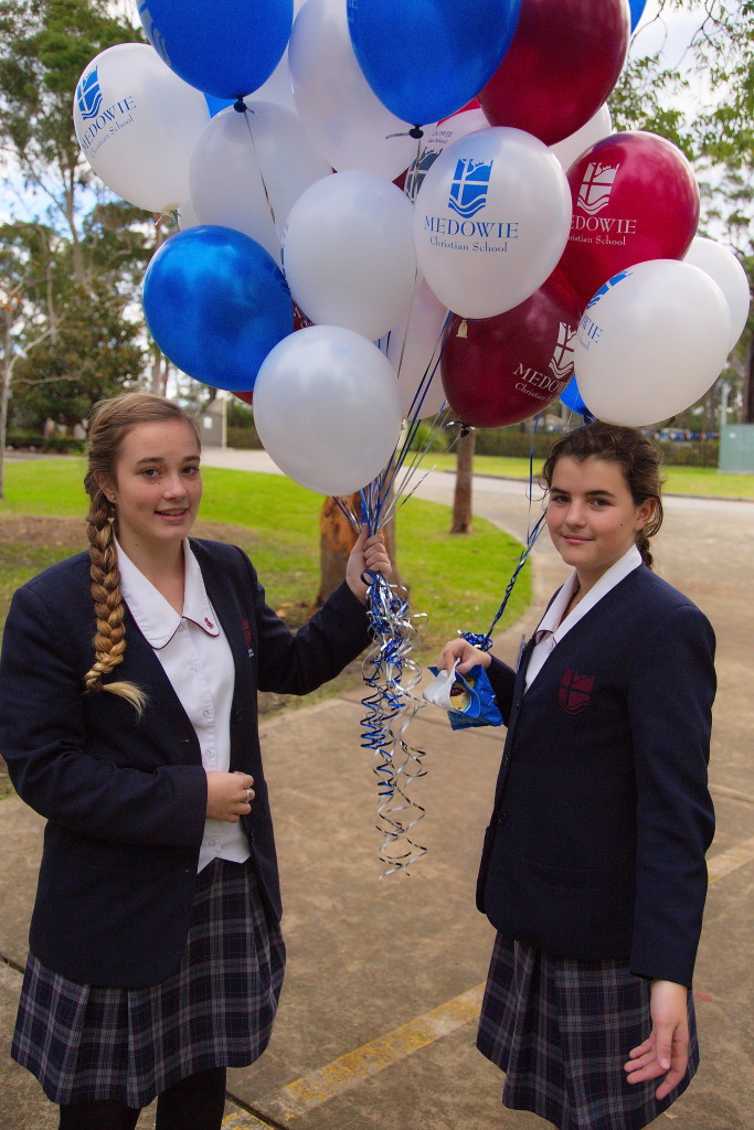 Medowie Christian will showcase its facilities at the Open Day: Elizabeth Patton, Year 10 (L) and Tani Broadhead, Year 8 (R).