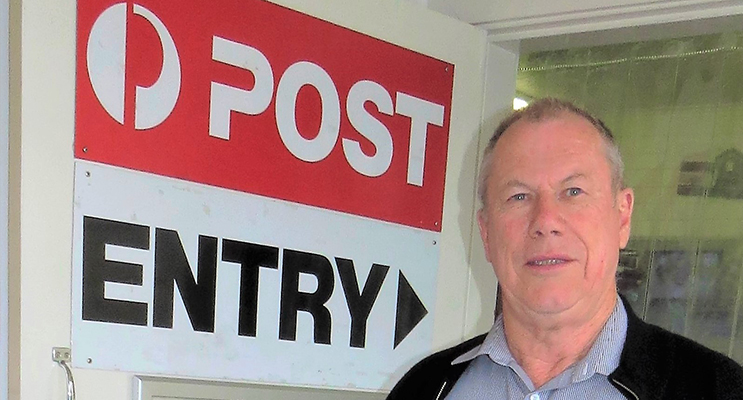 OPAL CARD: Roger Dixon at Bulahdelah Post Office.  