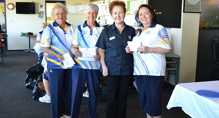 WINNERS: Maynie Roberts, Jo Younghusband, Lyndall Ryder (RSL Lifecare), Susan Gate-Rigutto.