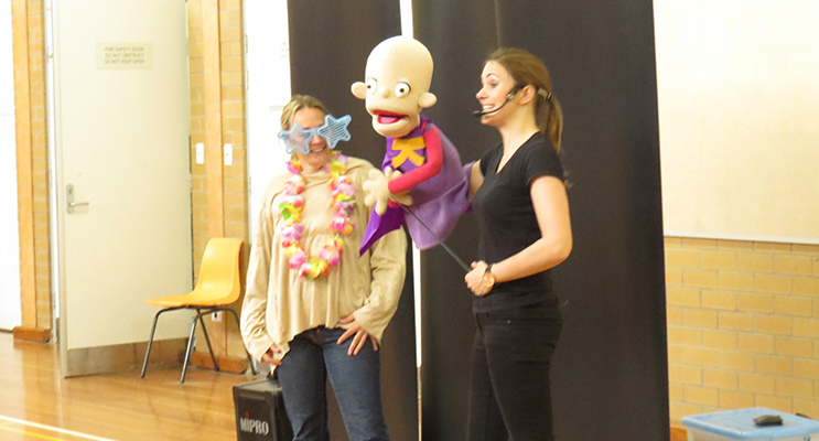 CAMP QUALITY: Puppet show explains what it’s like to be a kid living with cancer. 