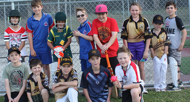 Junior Cricket Club members ready for the 2016 summer season.
