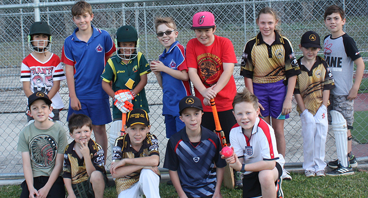 Junior Cricket Club members ready for the 2016 summer season.
