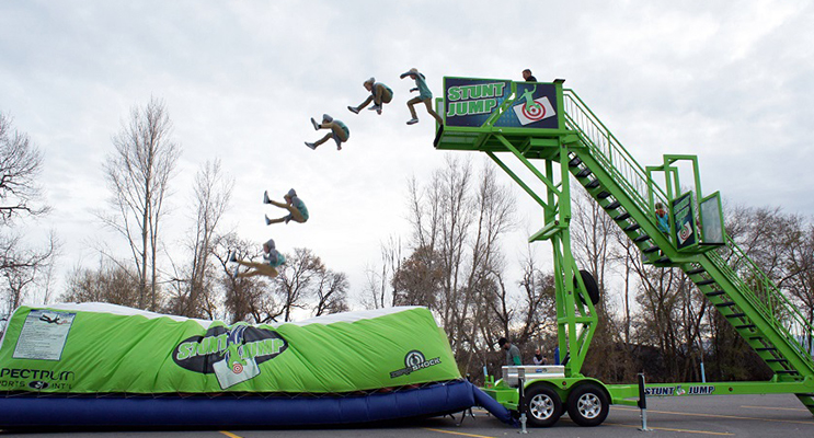 The Stunt jump promises to give you an adrenalin rush (photo courtesy of Planet Entertainment)