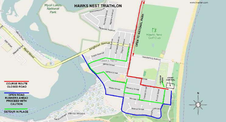 Hawks Nest Road Closures