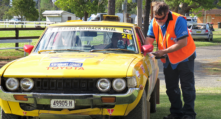 RALLY: Teams started each stage of the race from Bulahdelah Showground