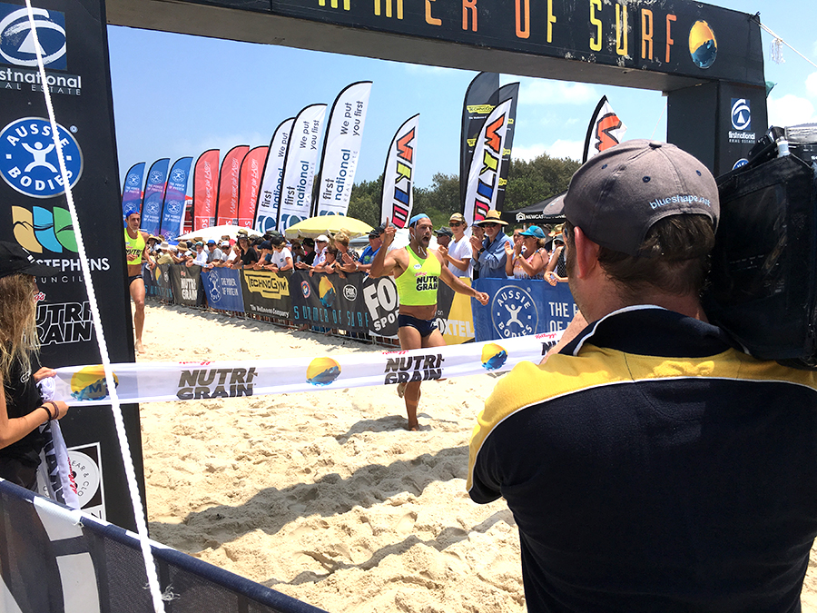 Kendrick Louis winner of the Nutri Grain Ironman Event on Sunday. Photo by Jewell Drury