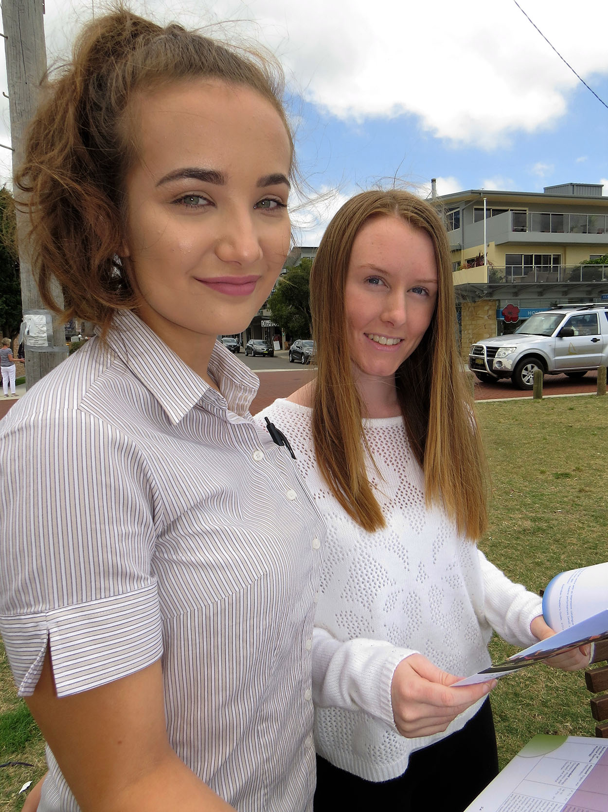 UNIVERSITY OFFER: Jordan Schmidt and Emily Kirkpatrick.