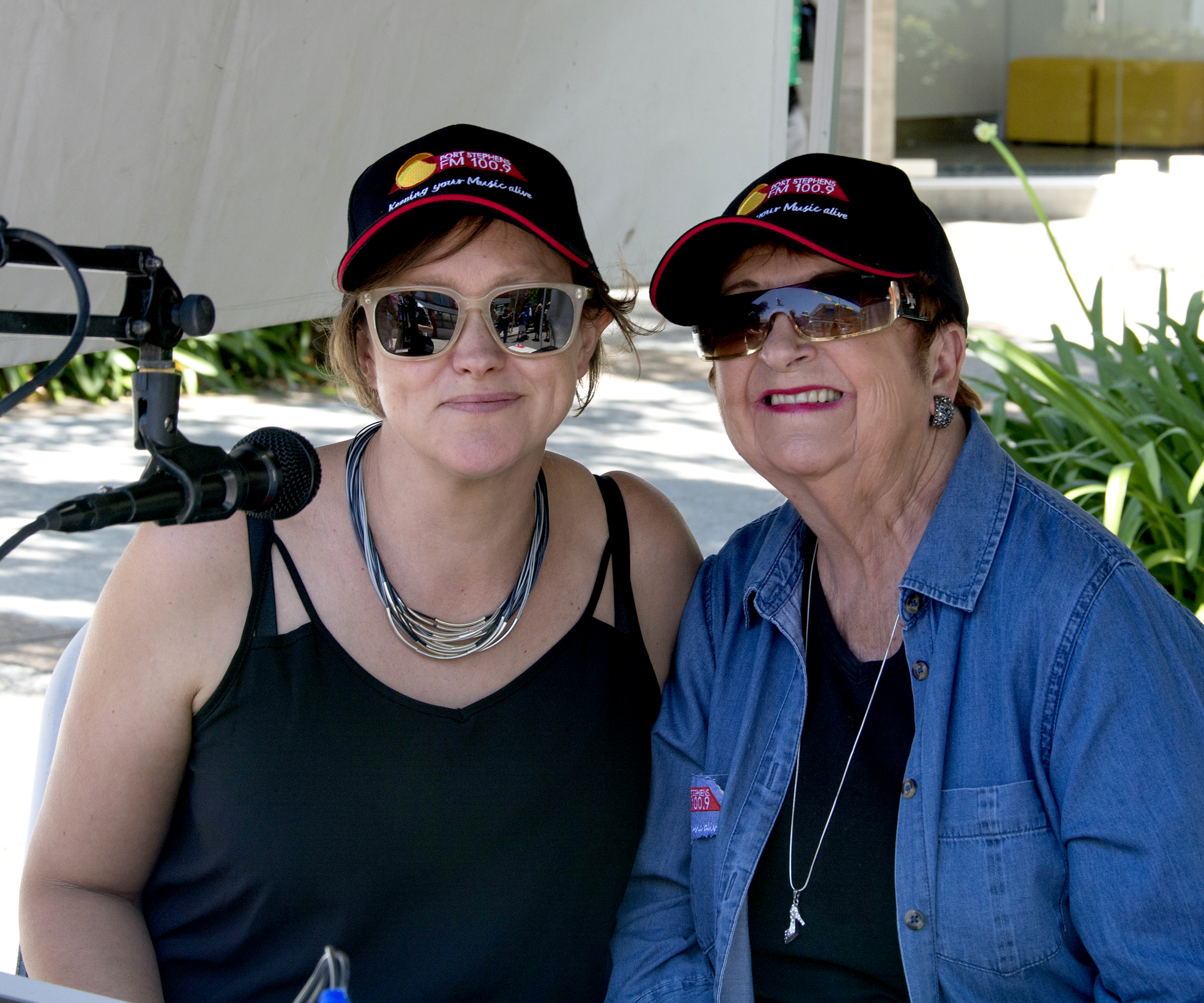 Jan Stone and Tania of Port Stephens FM.