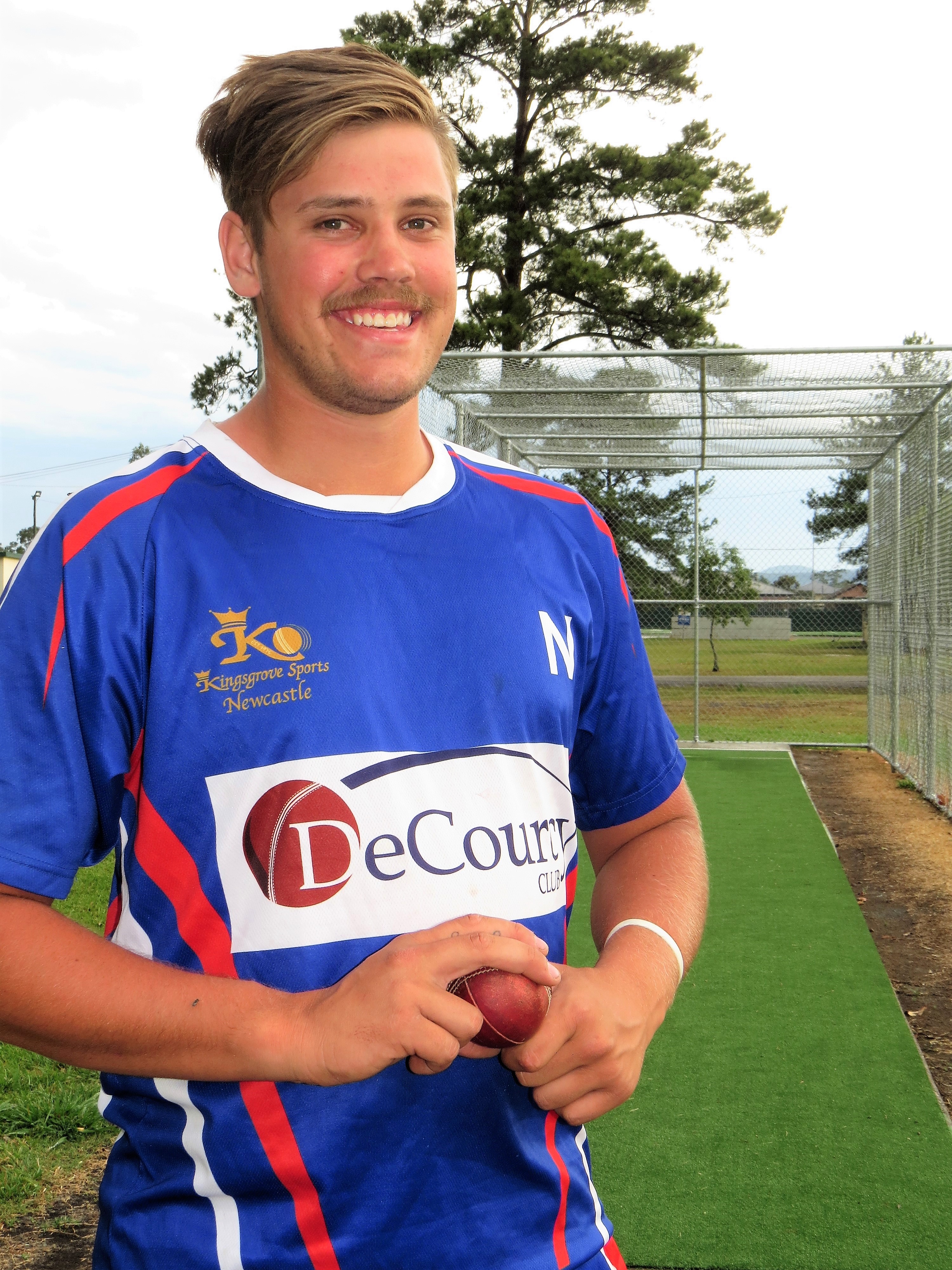 BUSH BLUES: Fast bowler Tom Allen honoured to be named in the NSW Country squad