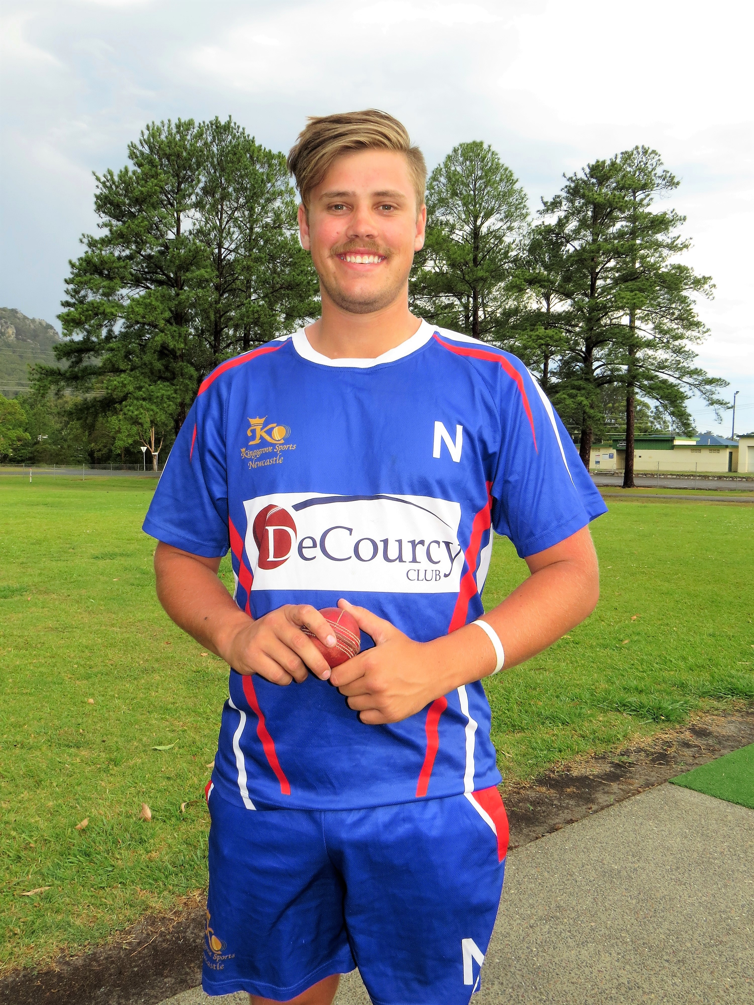 BUSH BLUES: Fast bowler Tom Allen honoured to be named in the NSW Country squad