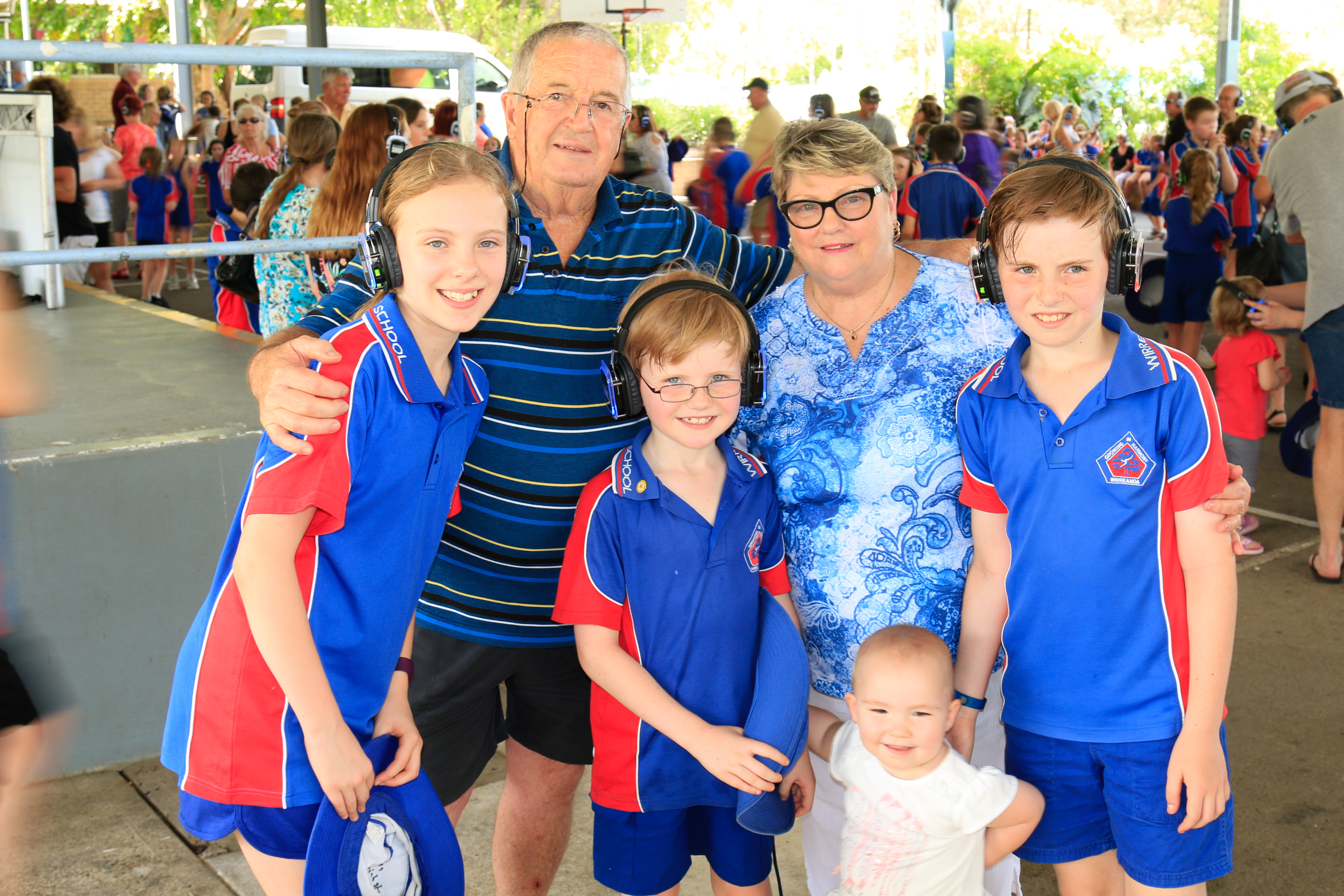 Olivia, Peter, Sebastian, Chris, Claudia and Lachlan Webster.
