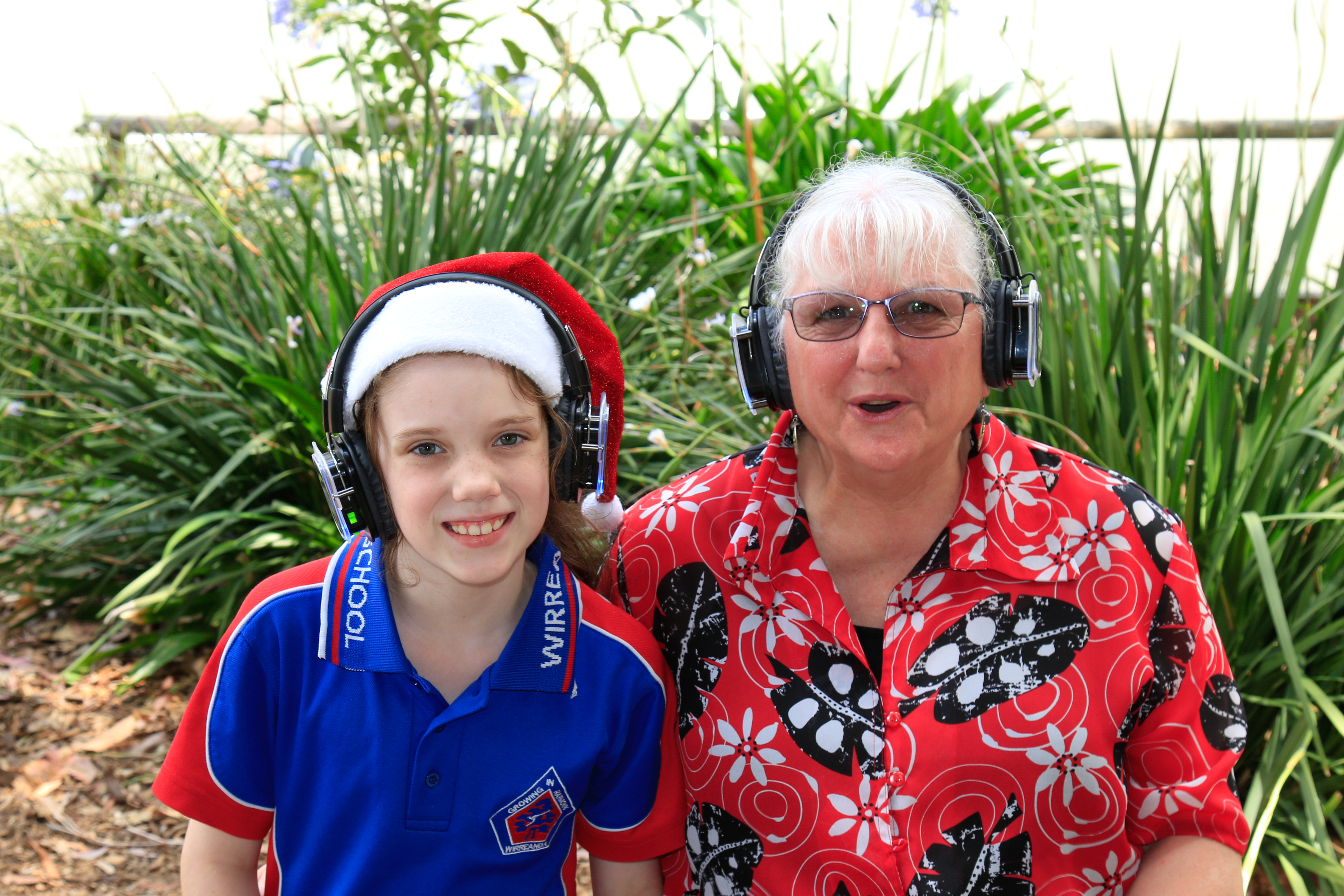 Jordyn Booth and Grandma.