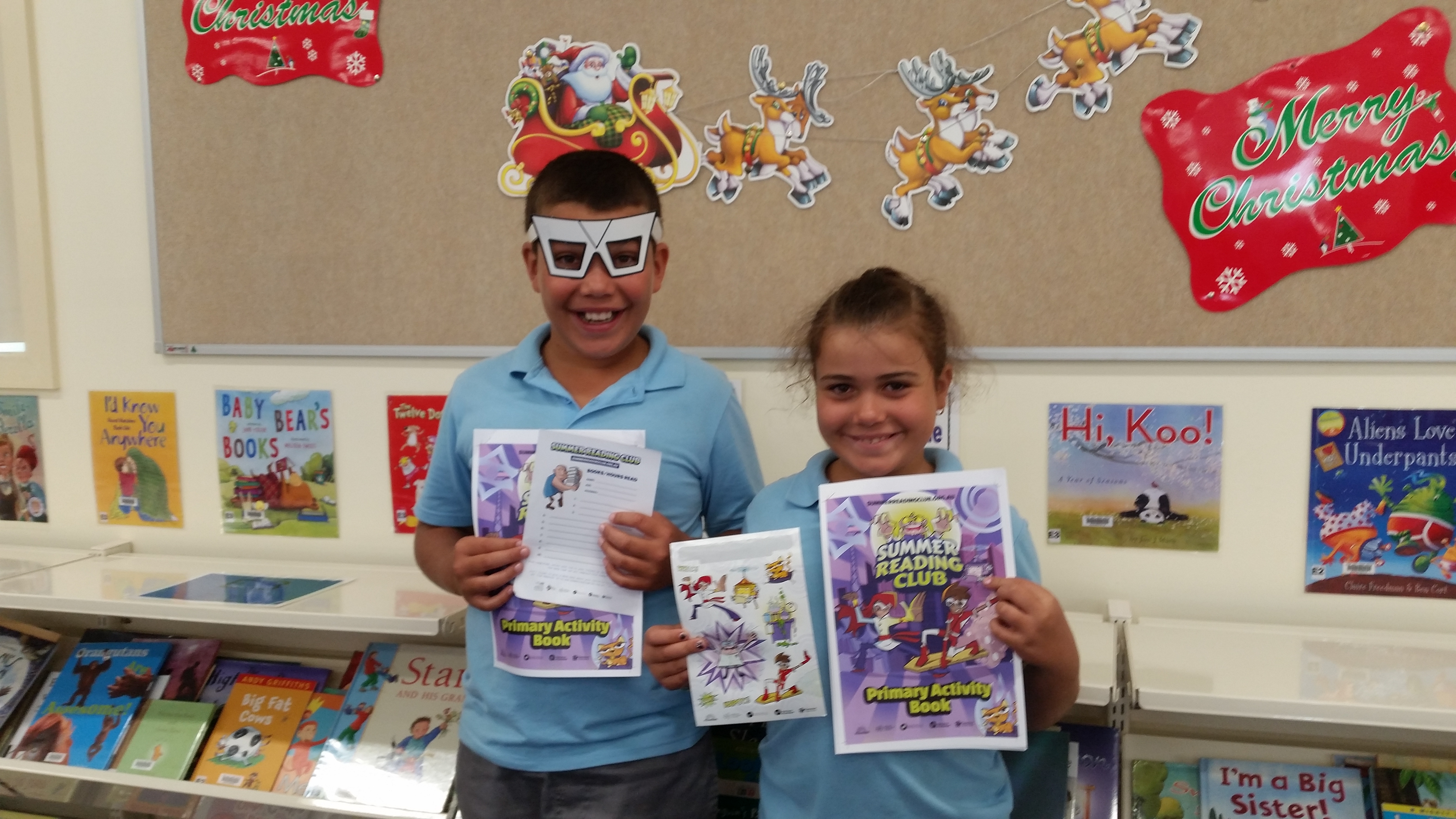 SUMMER CLUB READERS: Tye and Claire Carter