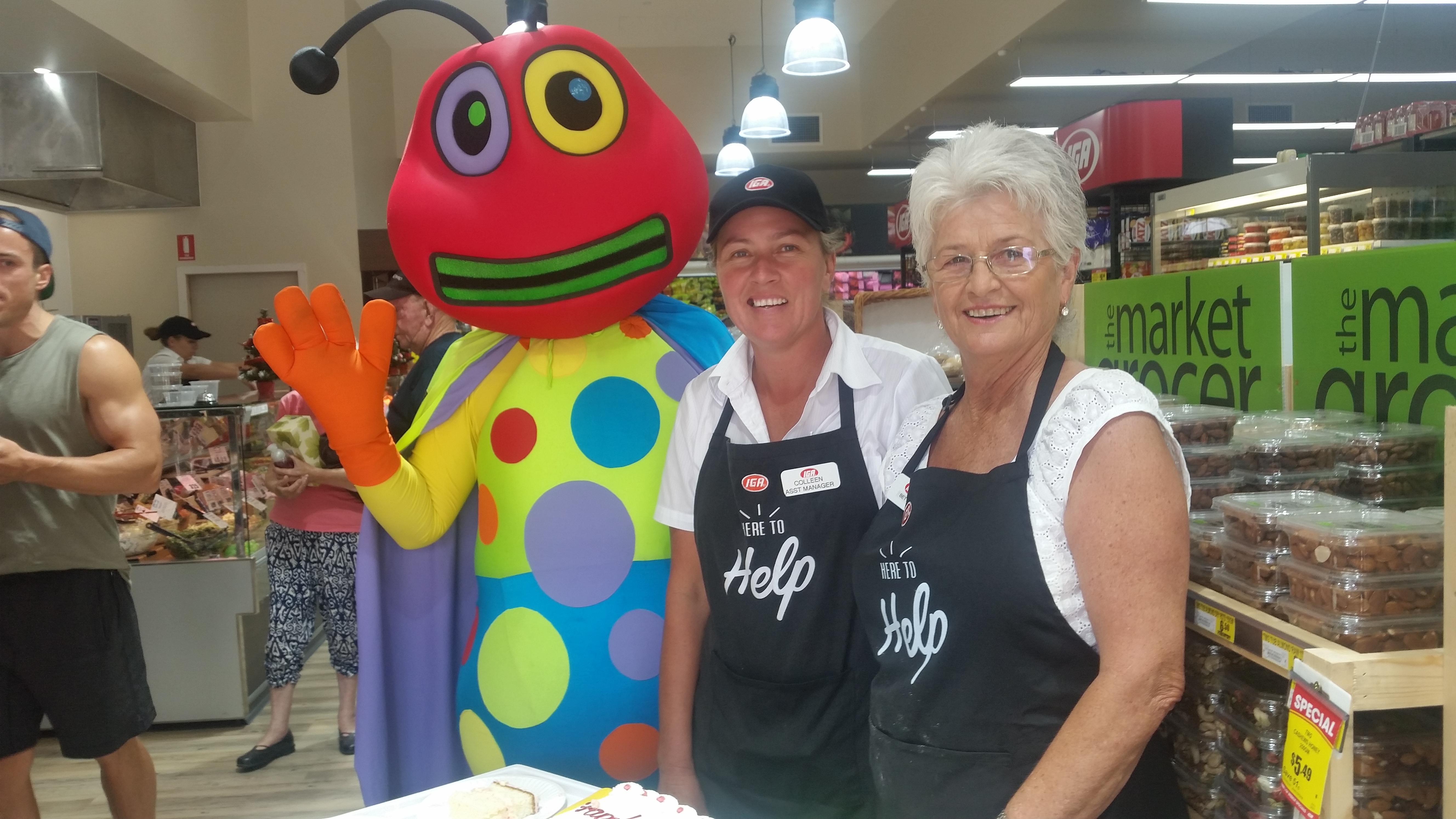 IGA EMPLOYEES: Colleen Ross and Betty Sinclair