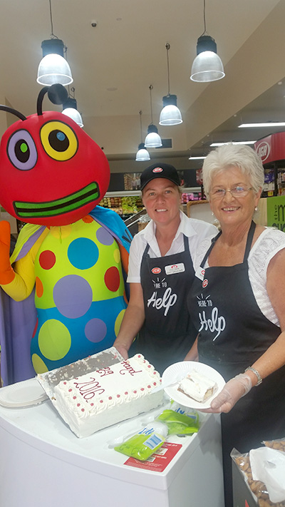 IGA EMPLOYEES: Colleen Ross and Betty Sinclair