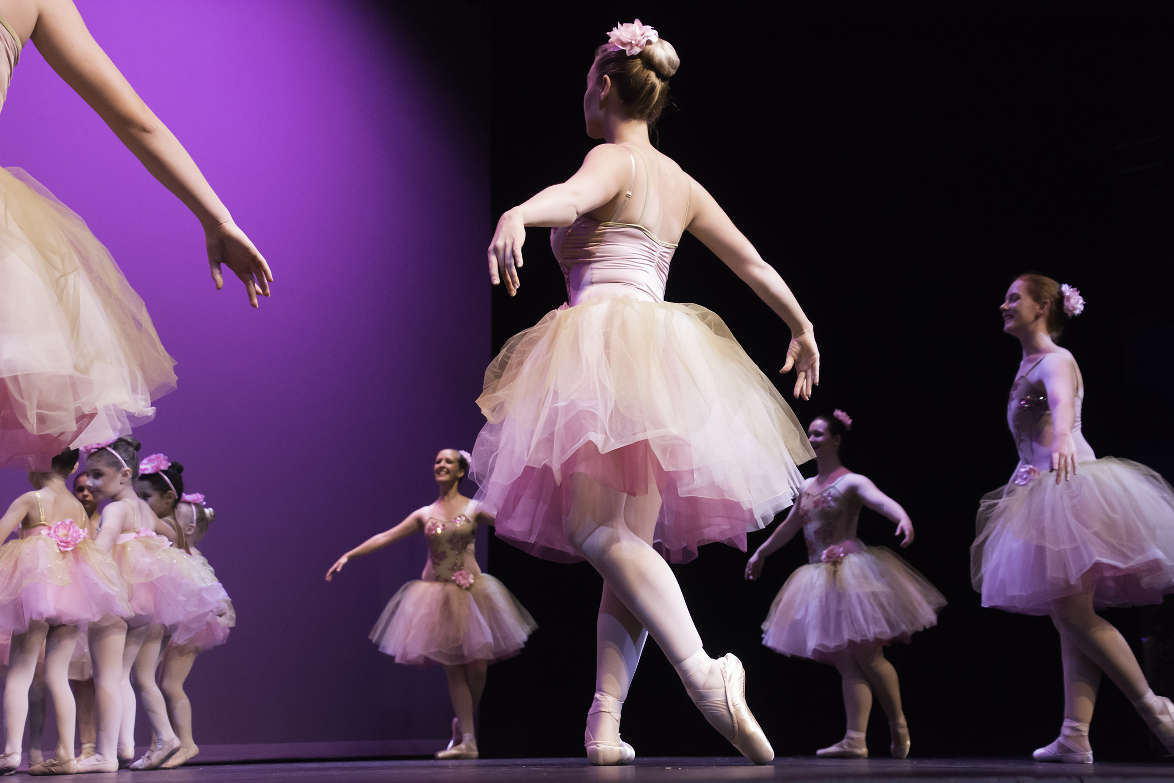 Senior and Junior classical ballet performance – Waltz of the Flowers