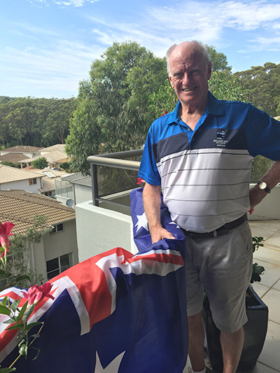 Ralph Carstairs is looking forward to celebrating Australia Day in the Bay 