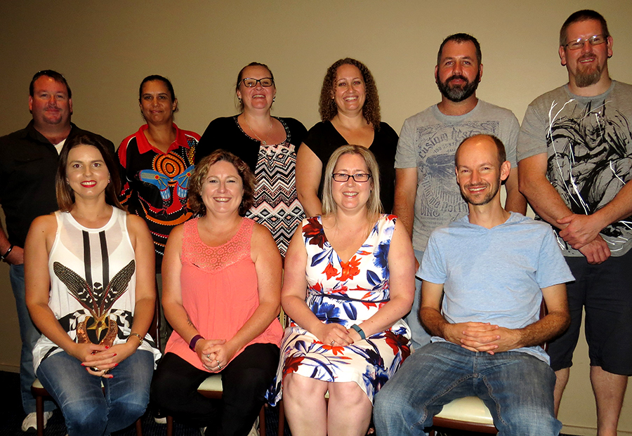 BCS CLASS OF ‘96: Jamie Powick, Toni Clarke, Leonie Godbolt, Jody Mostyn, Nigel Baker, David Rooney, Megan Smith, Joanne Matheson, Colleen Barry (Rawson) and Ashley Dorse.