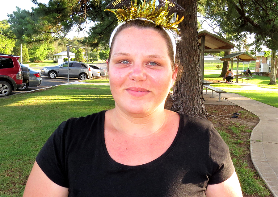 Jess Watling: Bulahdelah - In 2017, I want to win lotto so I can be rich and enjoy life to the fullest.