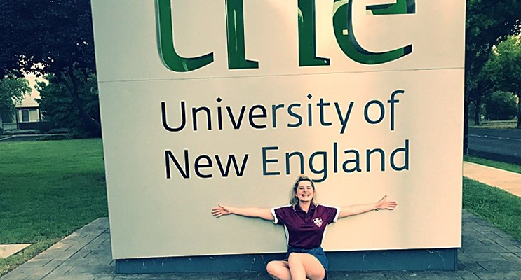 Chloe Shultz is looking forward to university life. 