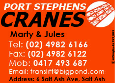Port Stephens Cranes