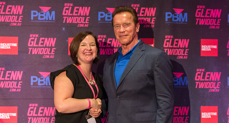 Agent Tiffany Callaghan meets The Terminator. 
