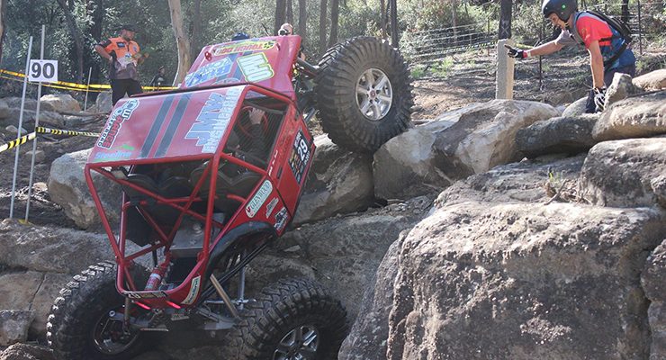 The Redzook team in action at the Tuff Truck Australia challenge.