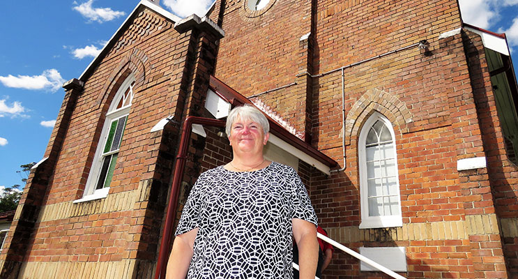 Myall Coast Catholic Parish Pastoral Coordinator, Sister Libbey Byrne.