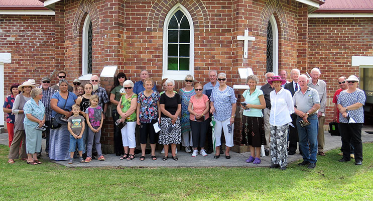 Stations Of The Cross: Myall Coast Congregations unite at St Brigid’s Bulahdelah.