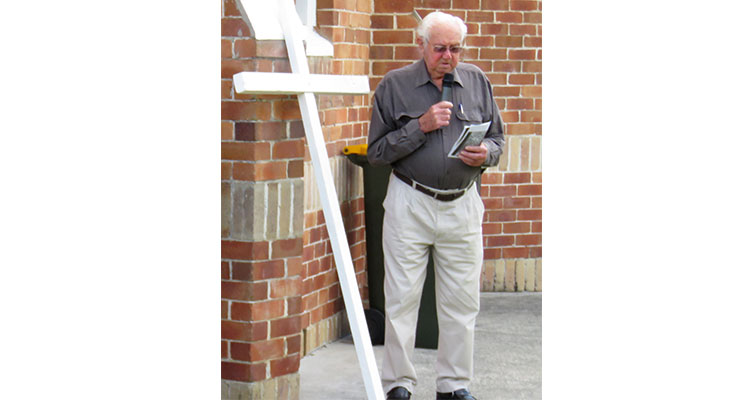Stations Of The Cross: Community Of Christ Elder Jimmy Richards.