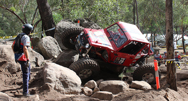 The Redzook team in action at the Tuff Truck Australia challenge. Photos by Kylie Scutt