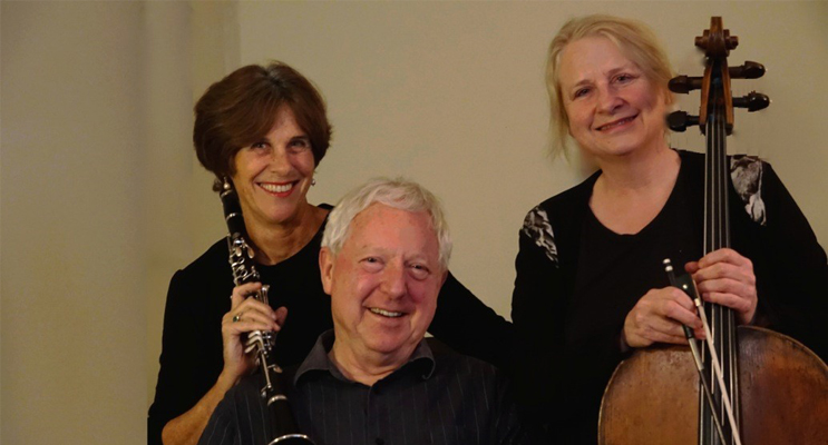 Ros Dunlop, David Miller and Julia Ryder from the Charisma Ensemble.