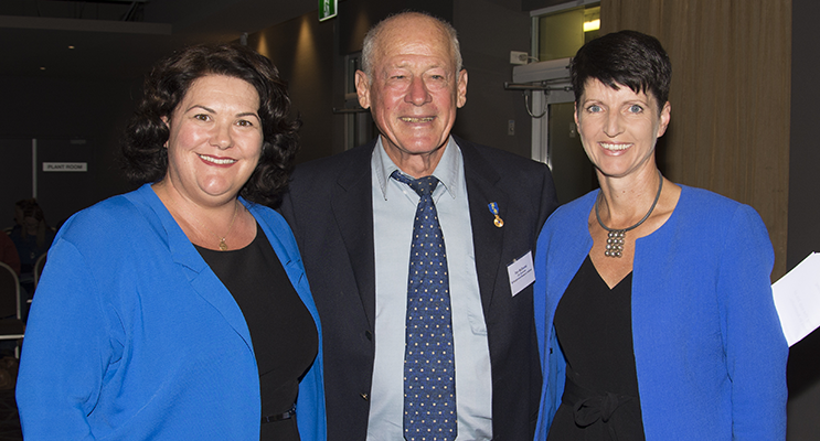 Meryl Swanson MP, Member for Paterson, Don McDonald AM, Event organiser Kate Washington, Local Member for Port Stephens. Image by Square Shoe Photography