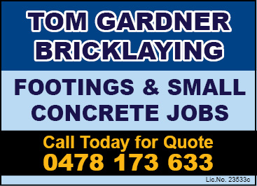 Tom Gardner Bricklaying