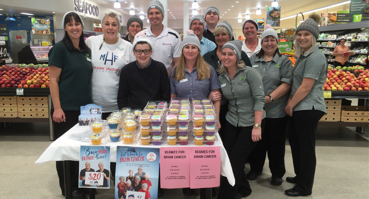 The team at Medowie Woolworths all got into the spirit!