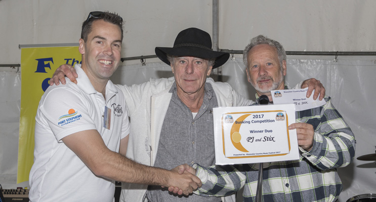 PJ & STIX, BEST DUO: Presented by Ryan Palmer to Peter James and Michael McGuirk.