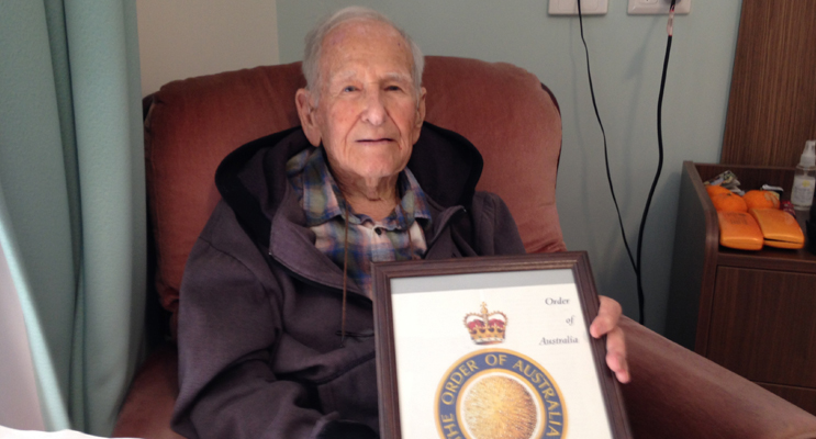 ORDER OF AUSTRALIA HONOUR: Dr Allan Stewart.