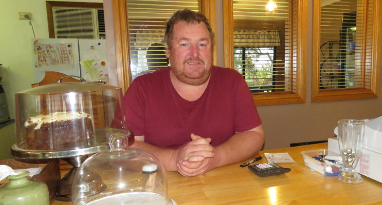 Family Business: Troy Harvey at the Riverside Cafe.