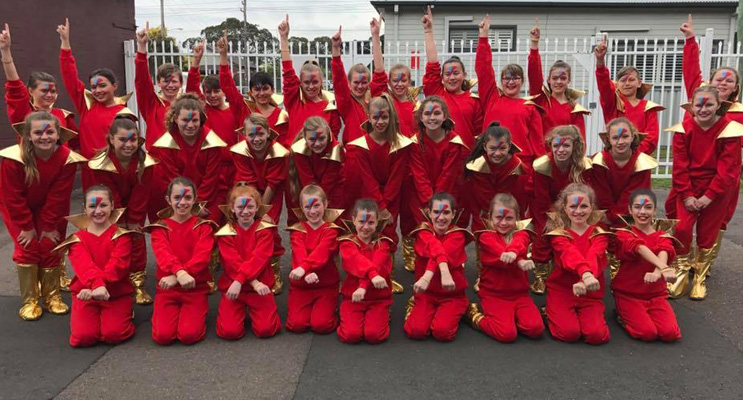 Medowie Public School dancers. 