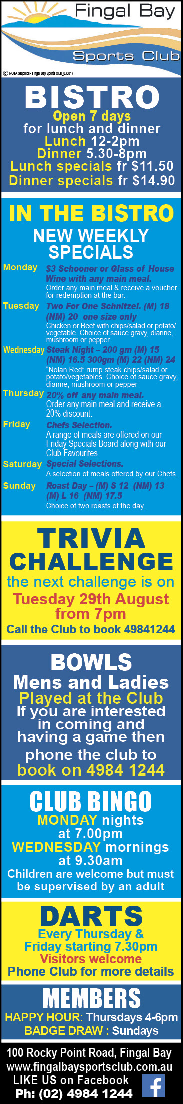 Fingal Bay Sports Club