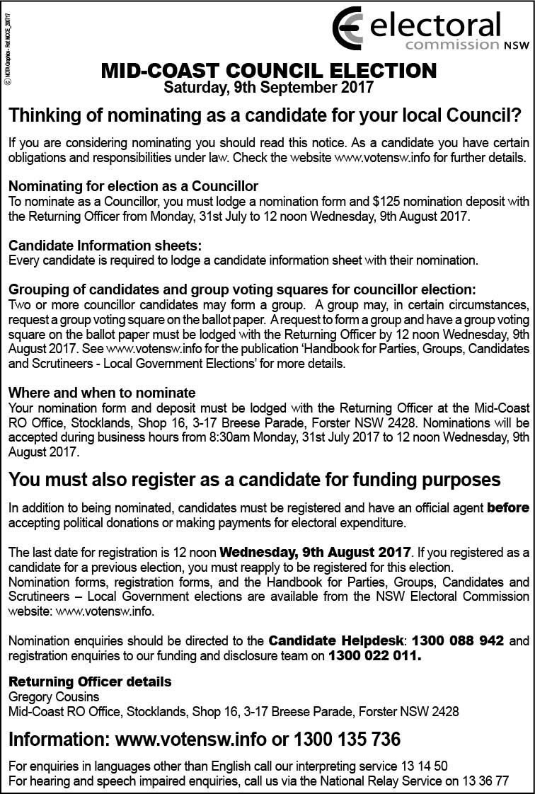 MidCoast Council - Elections