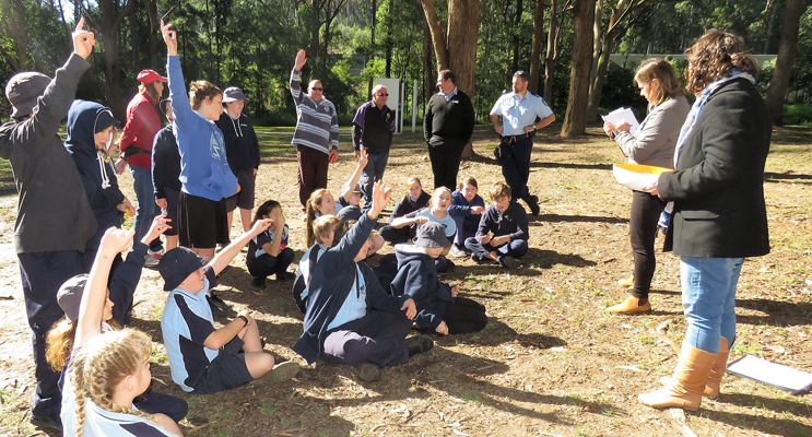 Students met in the Mountain Park to share their ideas for the new skate park.  