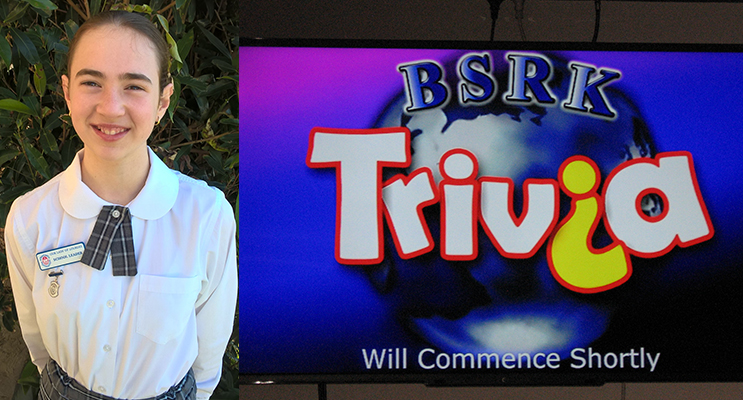 Erika West saved the day for her team.(left) Club Lemon Tree's Trivia logo.    (right)