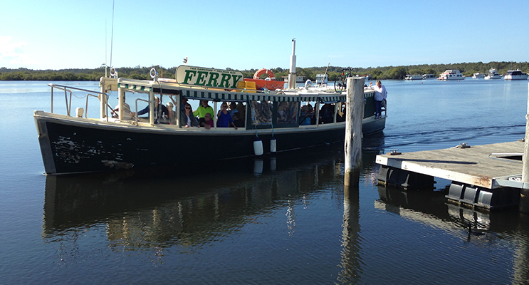 FERRY TROUBLES: Tea Gardens Wharf.