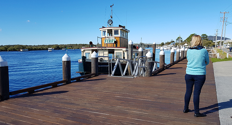 FERRY TROUBLES: Tea Gardens Wharf.
