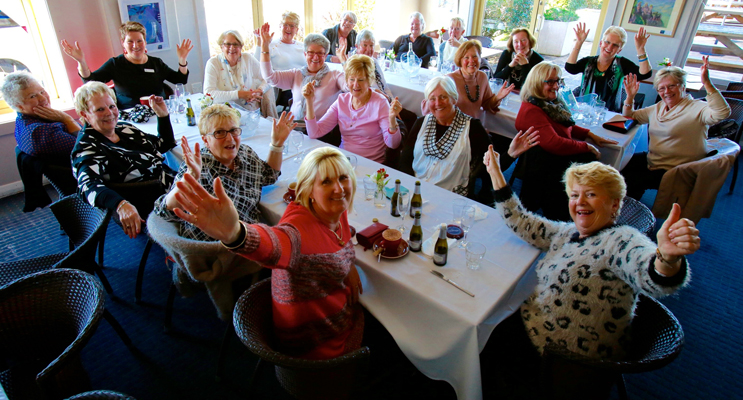 TEA GARDENS HOTEL: Livin’ the Life at the ‘Over 60s’ lunch.